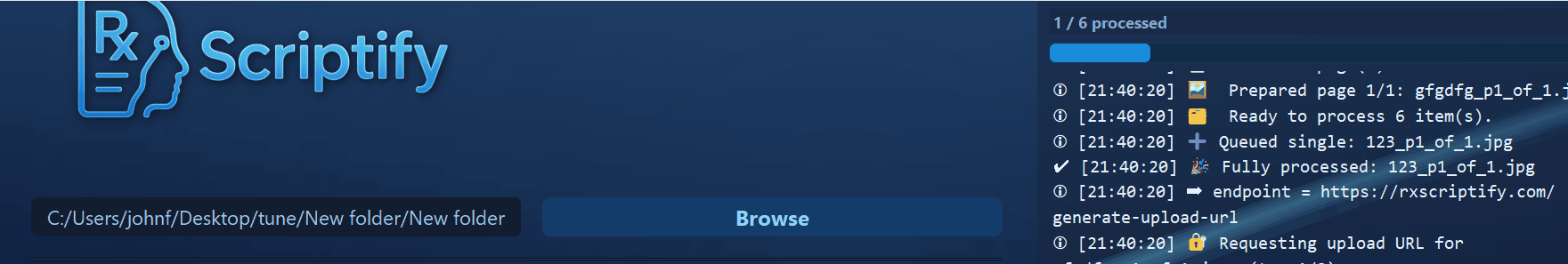 Scriptify processing complex prescriptions